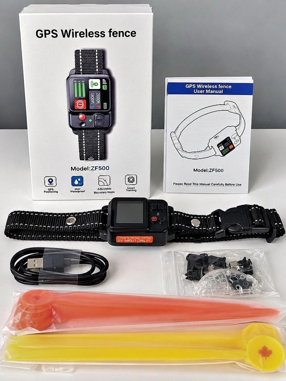 iPetLore ZF500 GPS Wireless Dog Fence Collar System